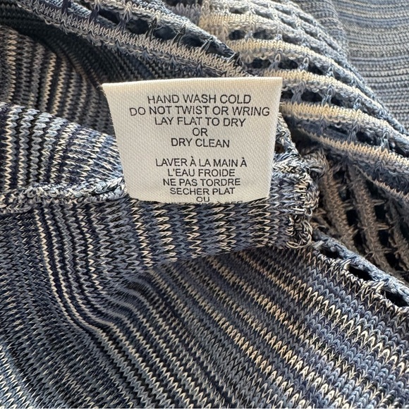 Ronny Kobo Blue Space Dye Knit Bodycon Midi XSmall - Picture 9 of 13